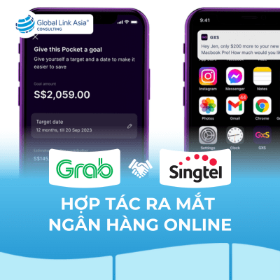 Ngân hàng số mới ra mắt được hợp tác bởi Grab và Singtel
