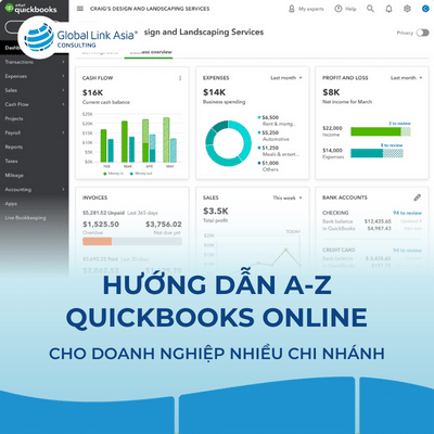 Hướng dẫn dùng QuickBooks Onlne cho doanh nghiệp nhiều chi nhánh