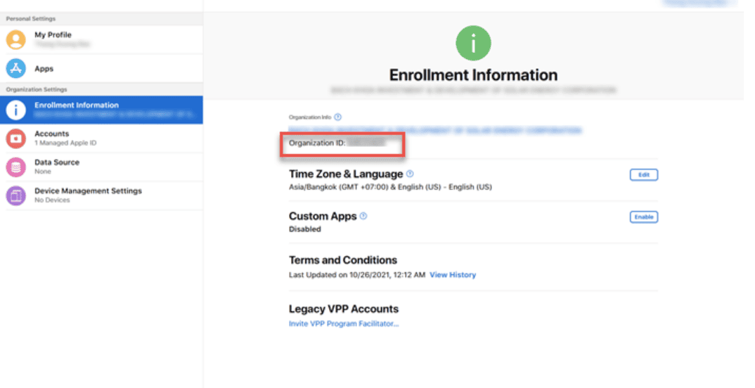 Apple Manager Account final setup