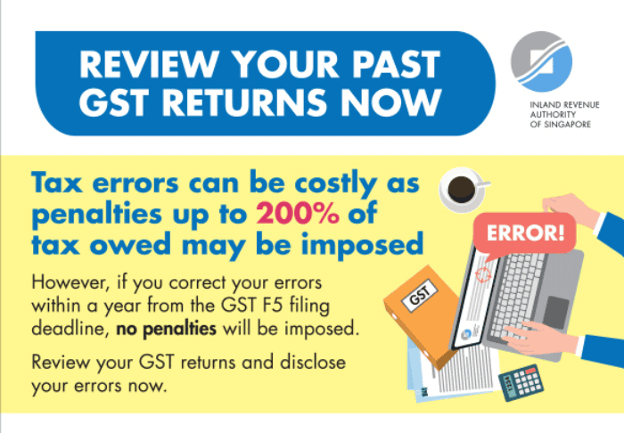 Review the past GST returns