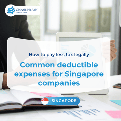 How to identify deductivle expenses for Singapore companies