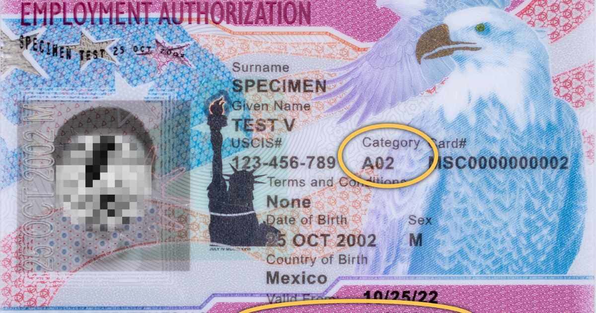Giấy phép lao động tại Mỹ (Employment Authorization Document)