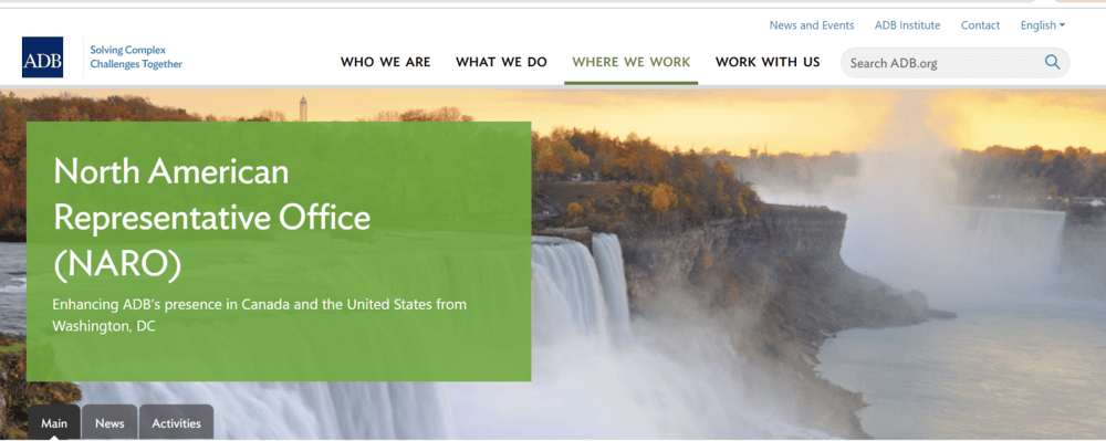 Văn phòng đại diện ADB tại thị trường Bắc Mỹ