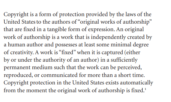 Copyright Protection in the U.S.