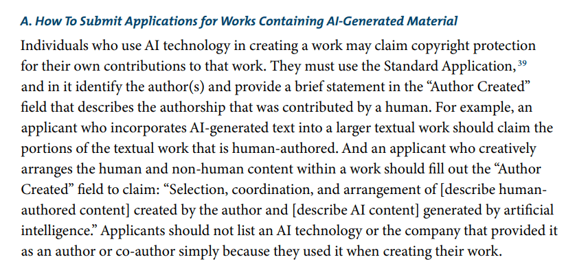 Copyright Registration for AI-Generated Works