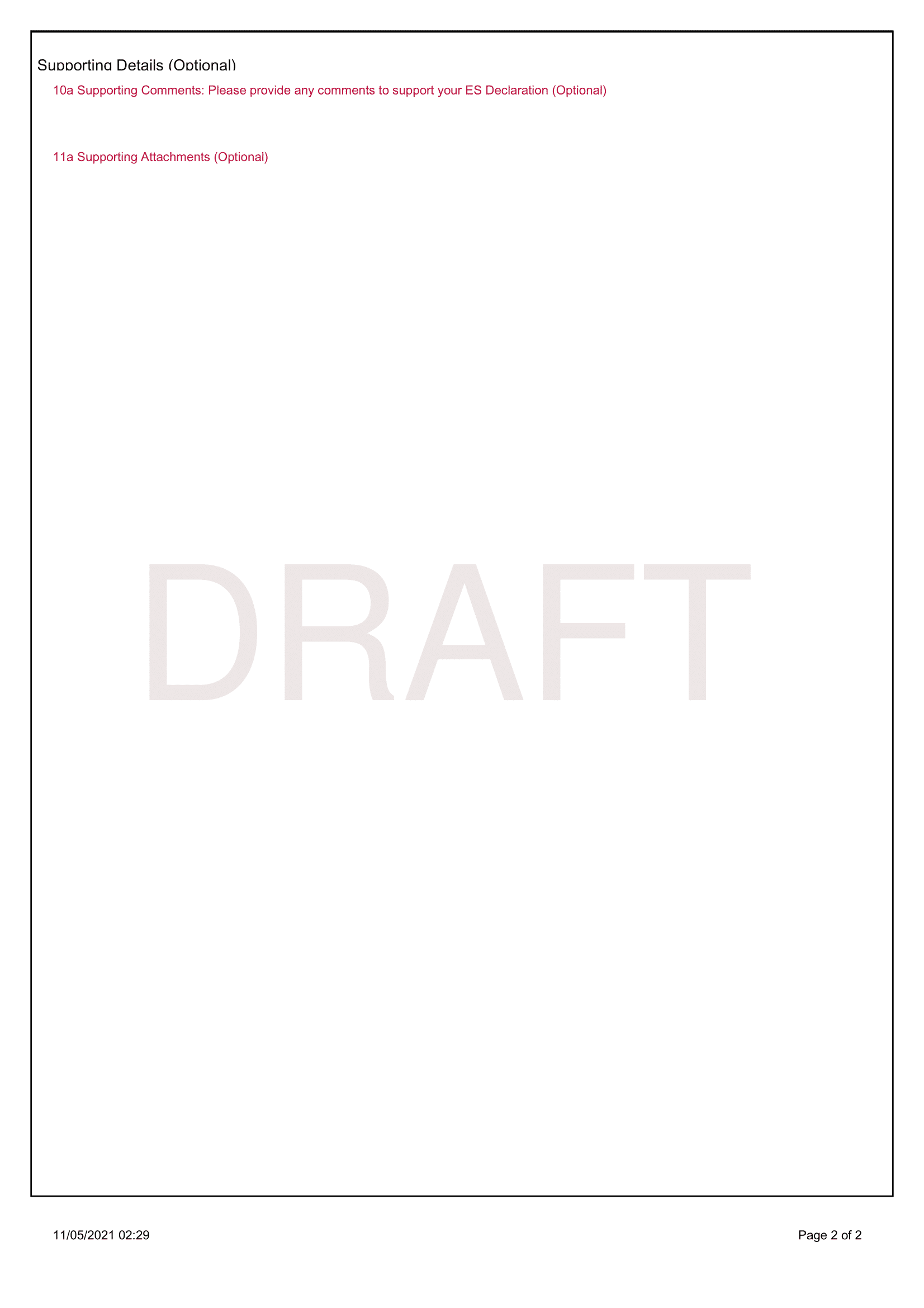 ví dụ về mẫu báo cáo economic subtance